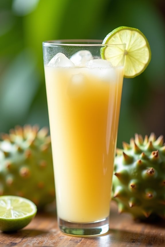 delicious homemade guan bana juice