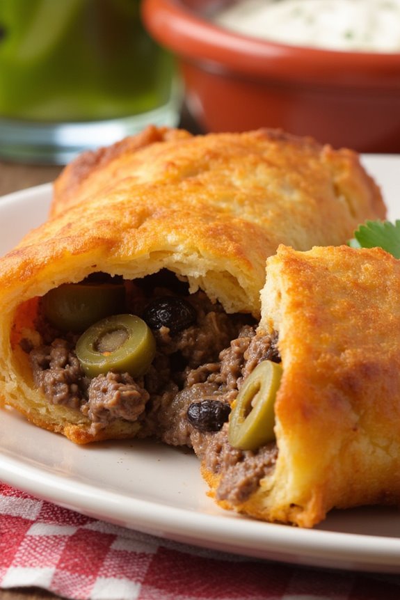 delicious peruvian beef patties