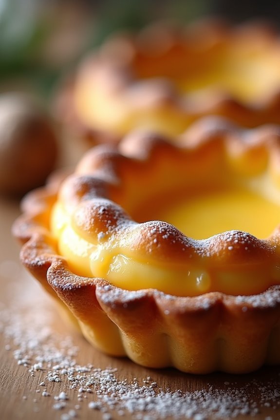 delicious portuguese custard tarts