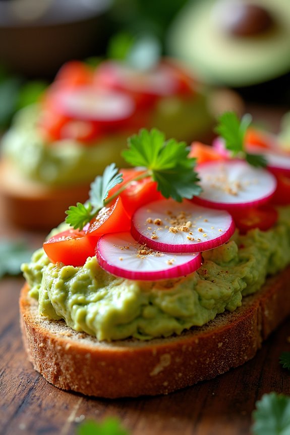 delicious vegan avocado toast