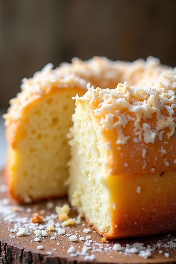 deliciously moist coconut cake