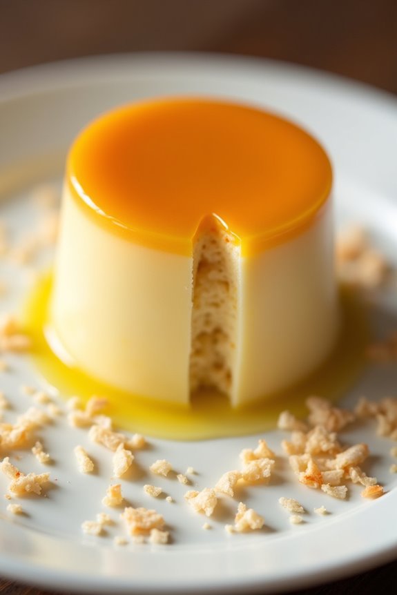 delightful brazilian coconut custard