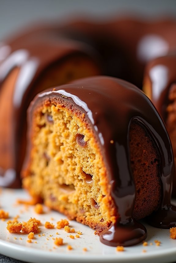 delightful chocolate covered carrot cake