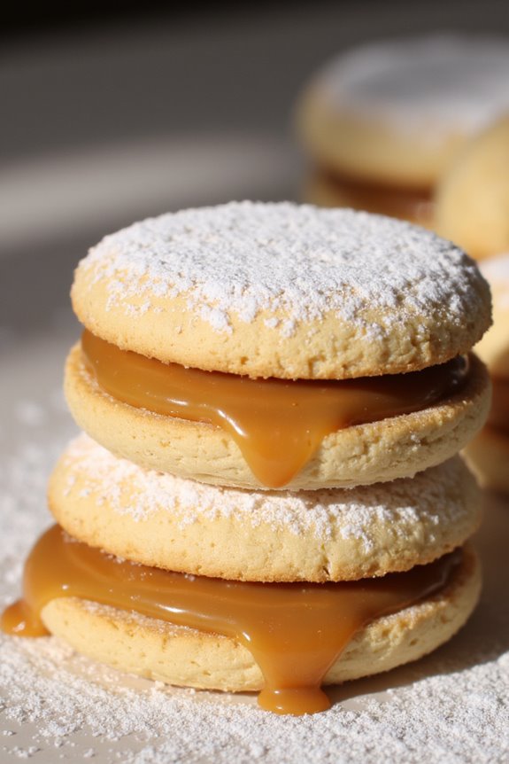 delightful cookies with dulce