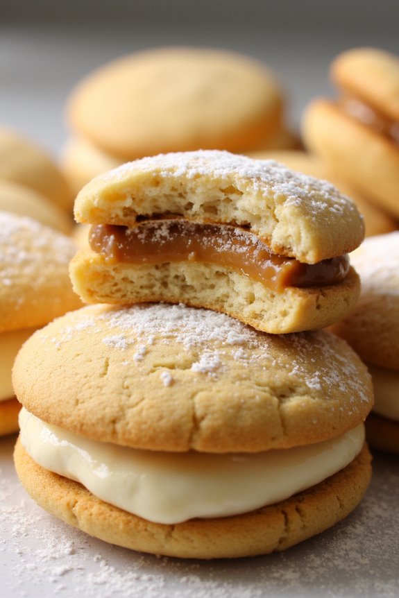 delightful dulce de leche cookies