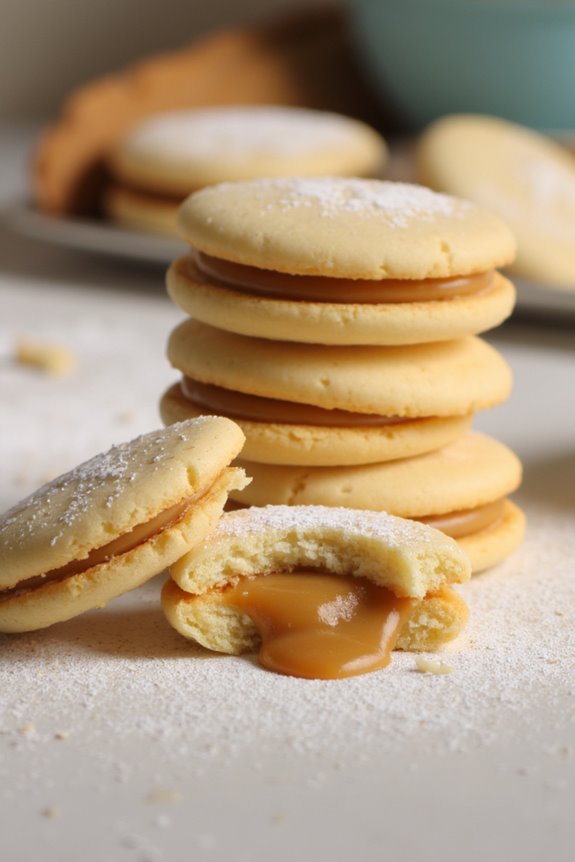 delightful dulce de leche cookies