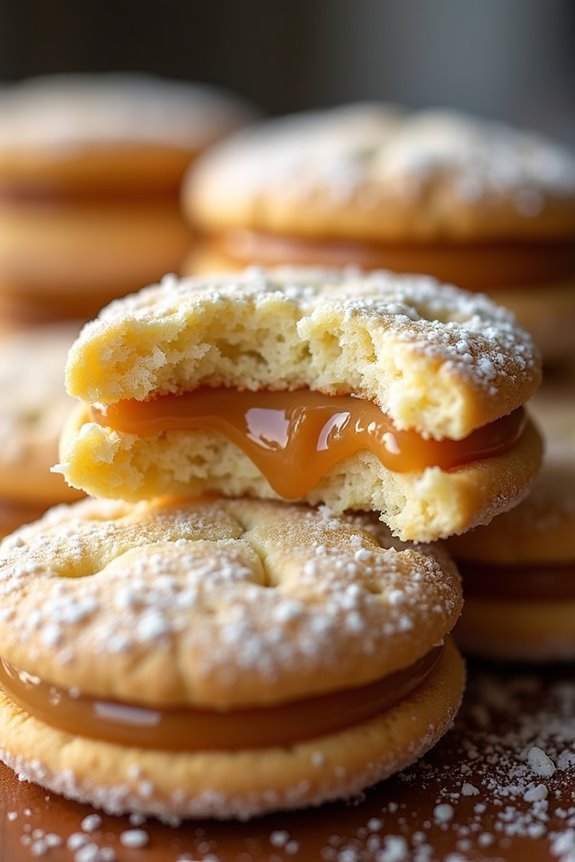 delightful dulce de leche cookies