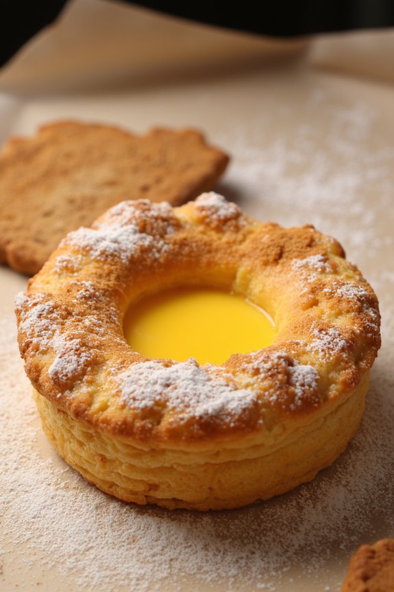 delightful flaky egg tarts