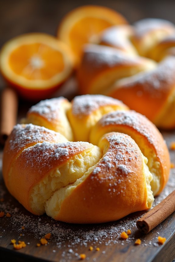 delightful orange infused bread