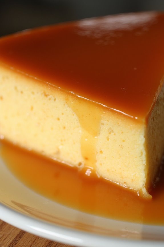 dulce de leche flan