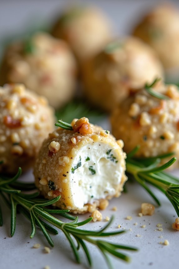 elegant goat cheese bites