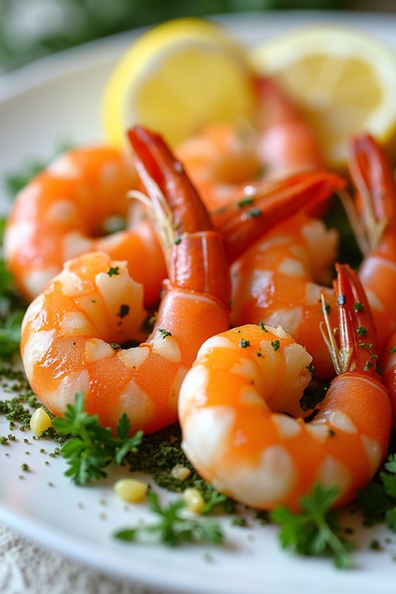 elegant shrimp with lemon