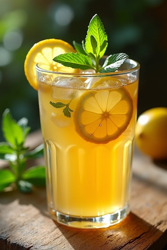 energizing herbal mate infusion