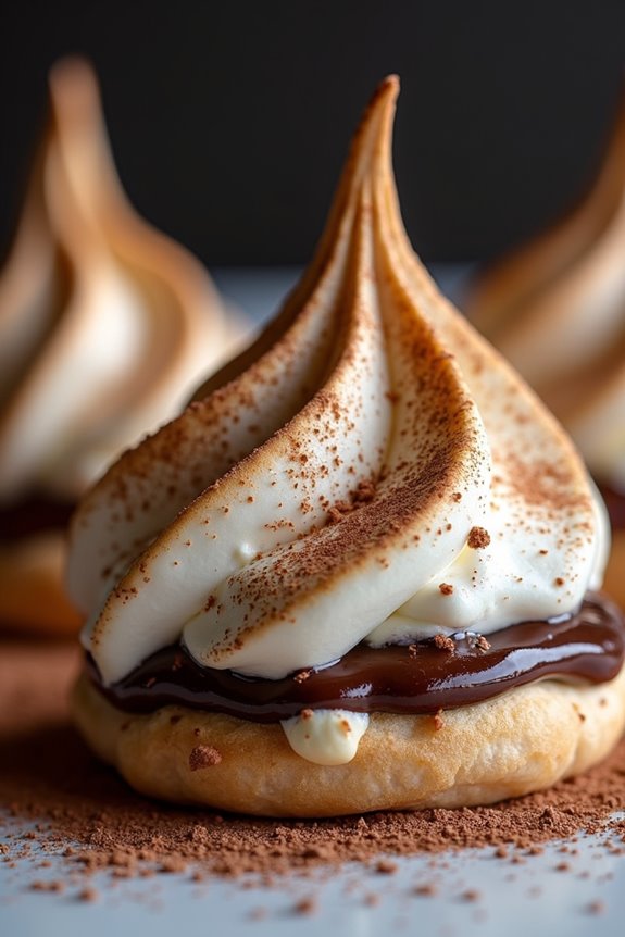 espresso chocolate meringue delight