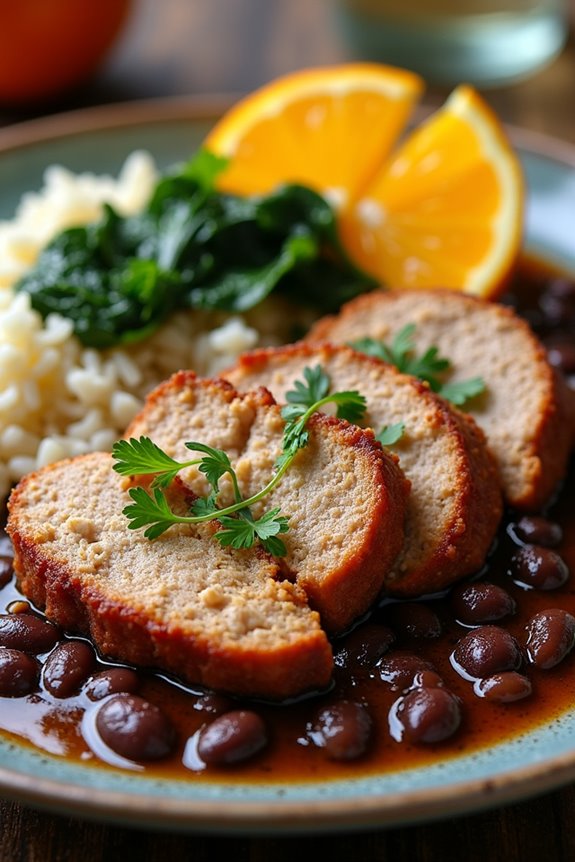feijoada inspired flavorful pork loin