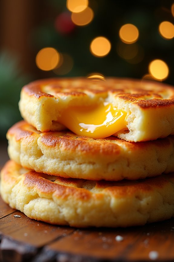 festive colombian corn arepas