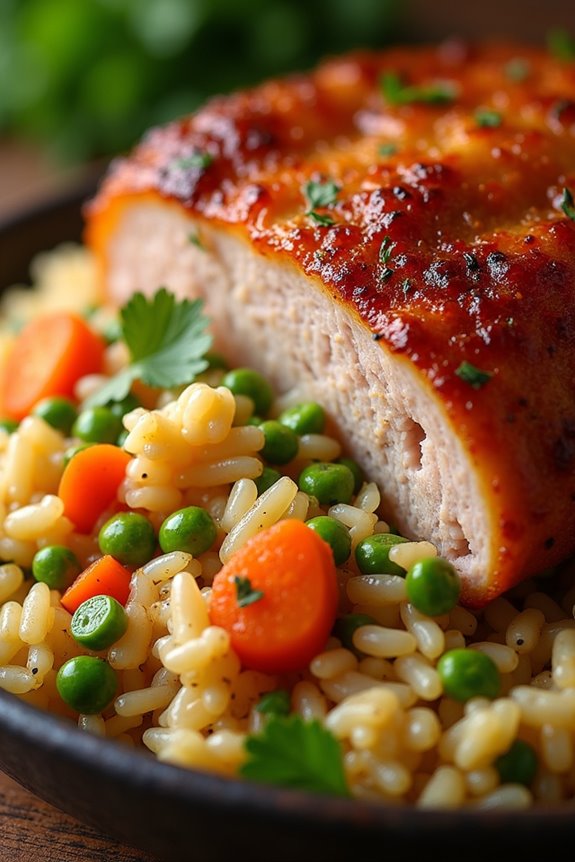 festive roasted pork dish