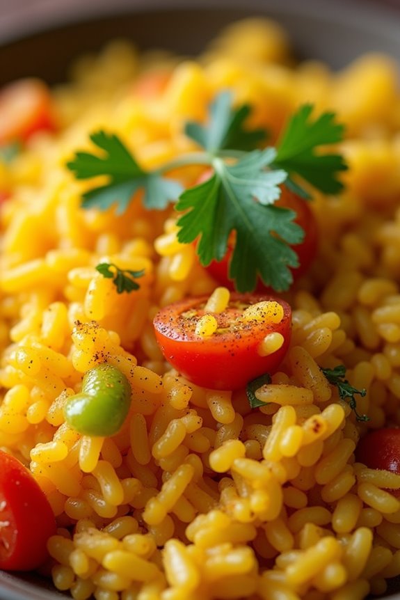 flavorful bahian rice dish