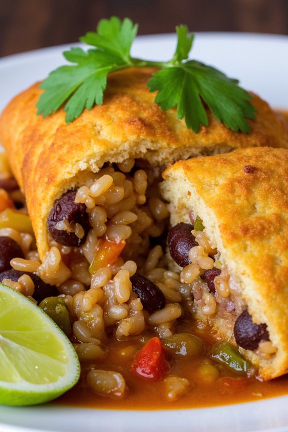 flavorful bean and rice