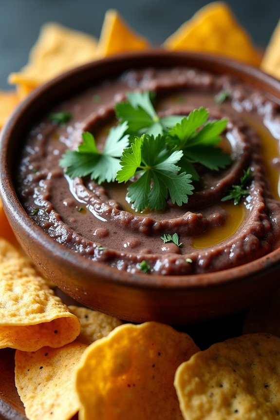 flavorful black bean dip