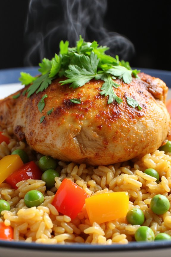 flavorful chicken and rice