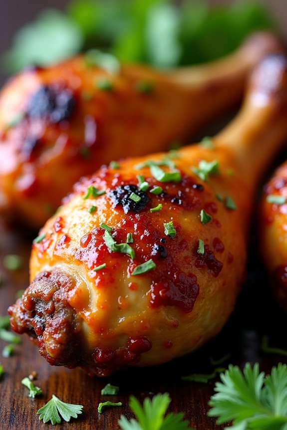 flavorful crispy zesty drumsticks