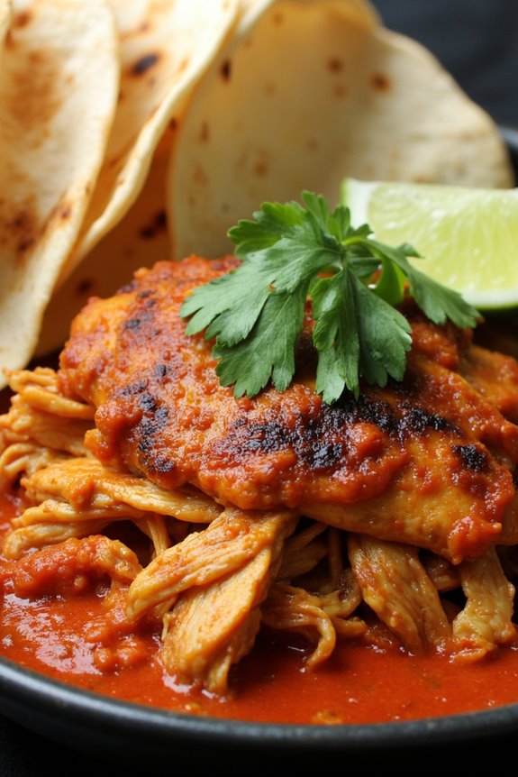 flavorful fusion chicken dish