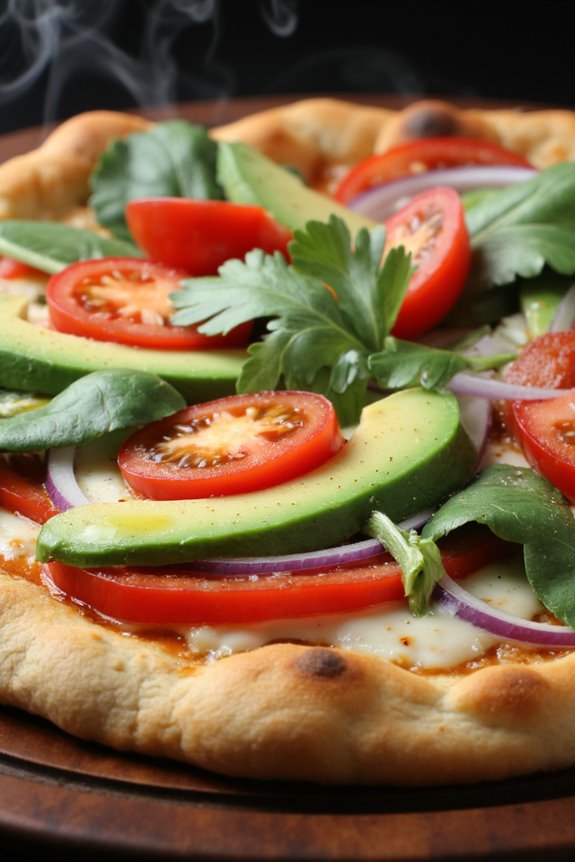 flavorful ocopa sauce pizza