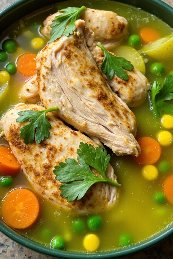 flavorful peruvian chicken soup
