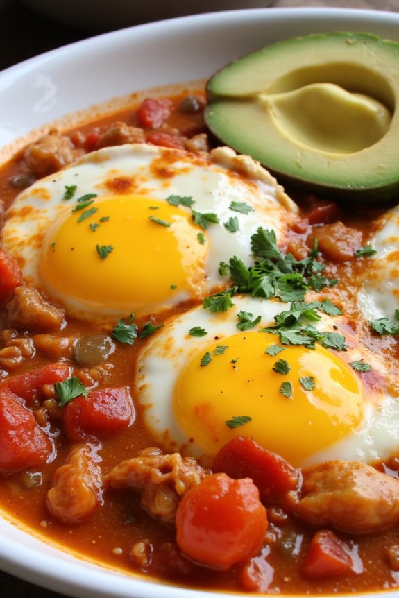 flavorful peruvian egg dish