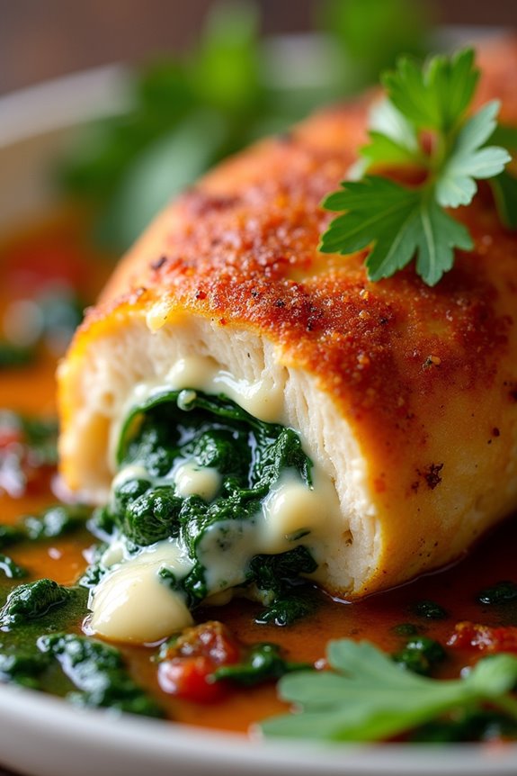 flavorful stuffed chicken delight