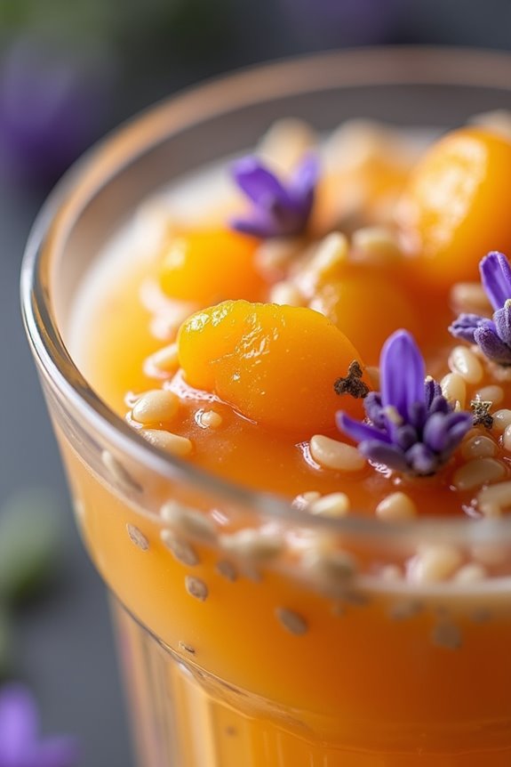 floral chilean summer beverage