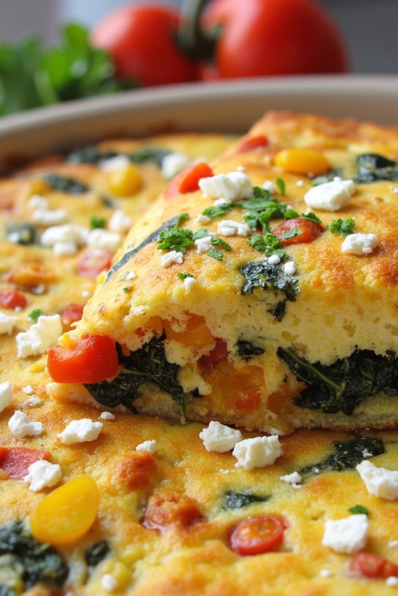 fluffy peruvian egg frittata