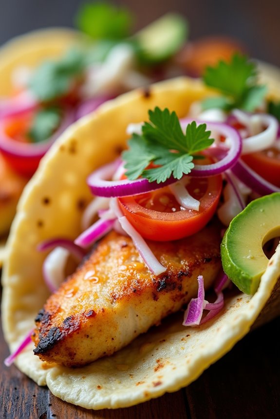 fresh fish taco delight