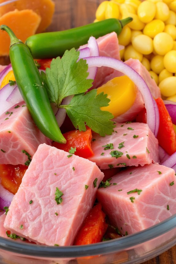 fresh flavorful tuna ceviche