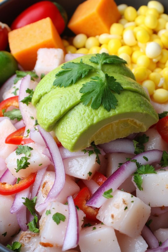 fresh peruvian citrus seafood