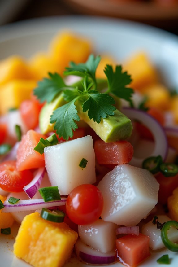 fresh seafood citrus delight