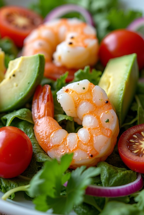 fresh shrimp avocado salad