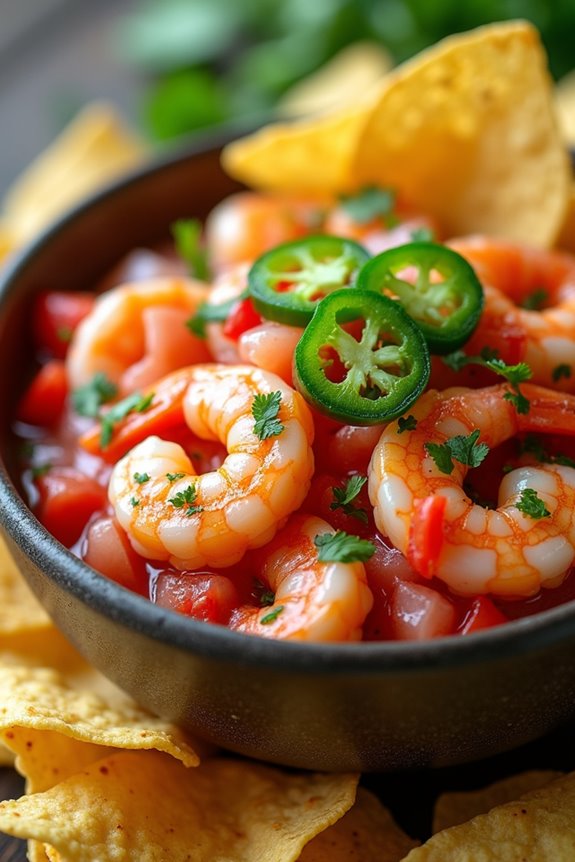 fresh shrimp lime ceviche