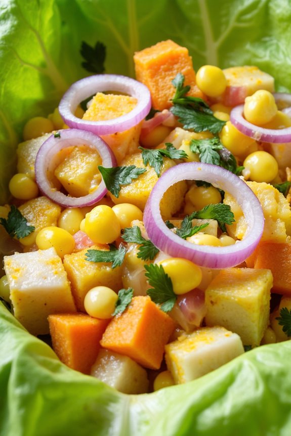 fresh tangy peruvian ceviche