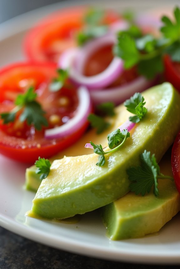 fresh vibrant avocado salad