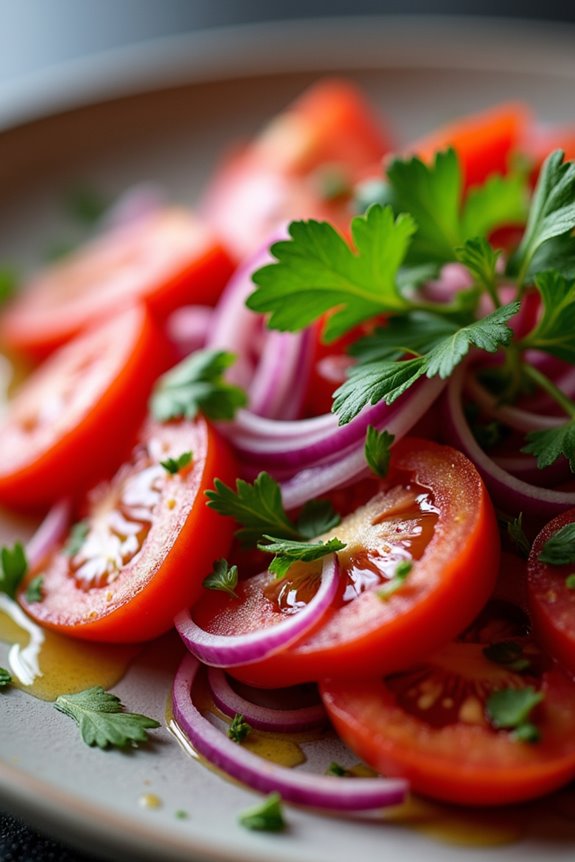 fresh vibrant chilean salad