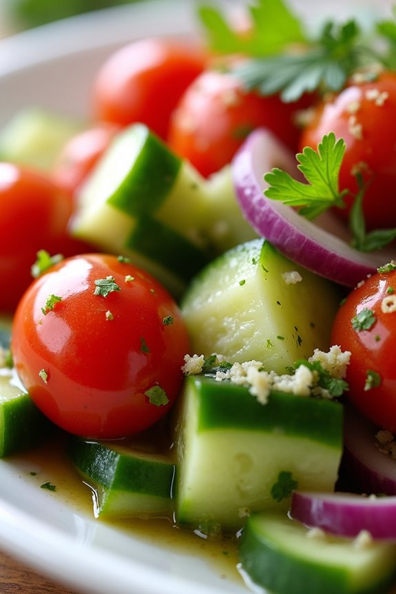 fresh vibrant healthy salad