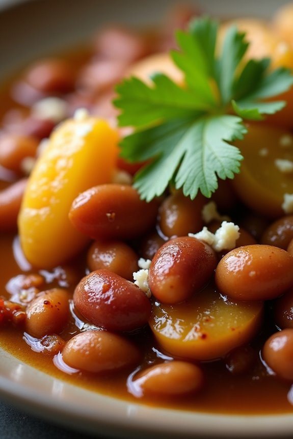 frijoles plantains cheese comfort