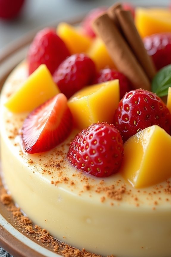 fruit infused traditional colombian dessert