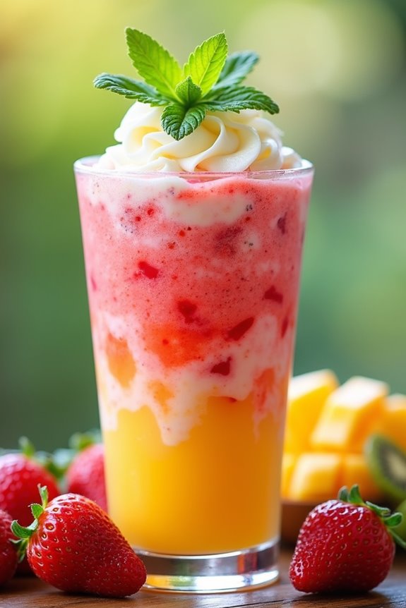 fruity refreshing summer drink