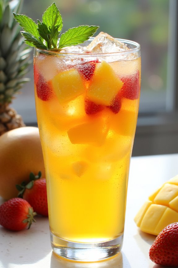 fruity vibrant refreshing spritzer