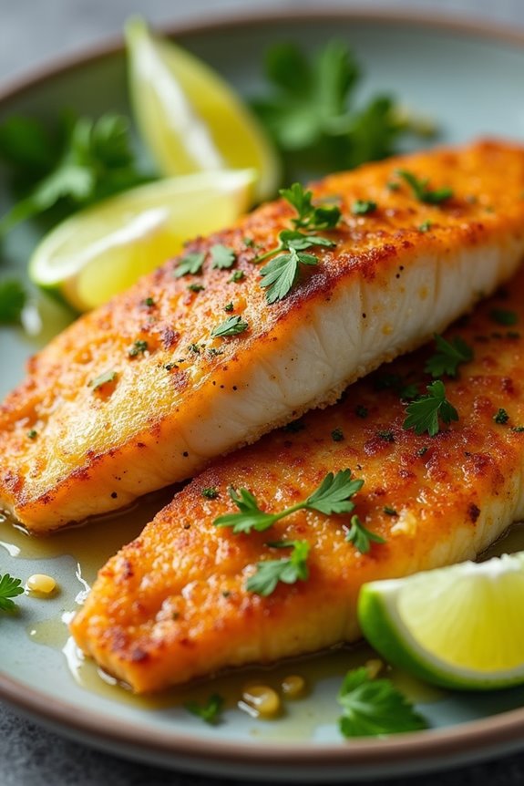 garlic fish fillet delight