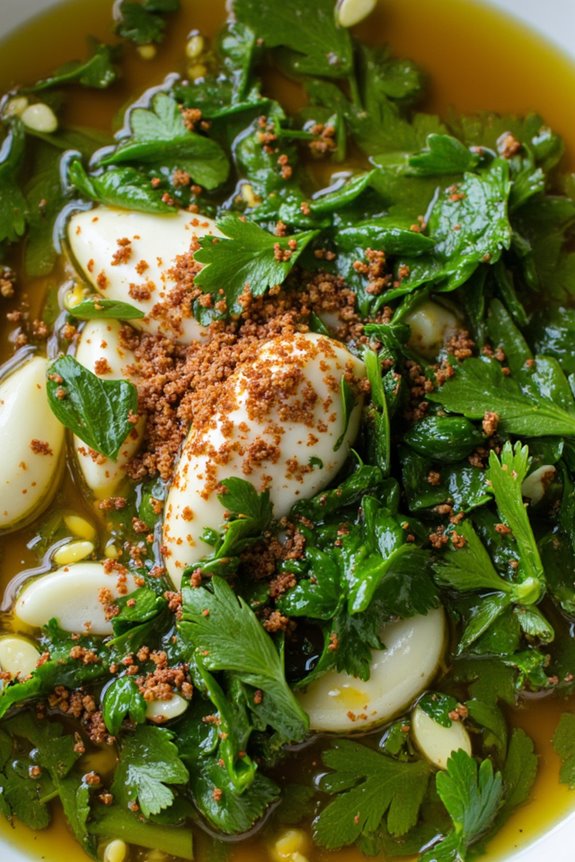 garlic infused vibrant condiment