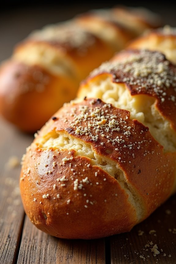 garlic parmesan rustic bread